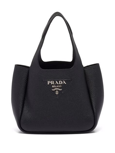 prada flou leather handbag|Prada Flou Leather Tote Bag .